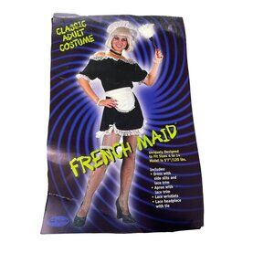 Fun World French Maid Costume Set Size 4-14 Classic Black White Halloween NEW